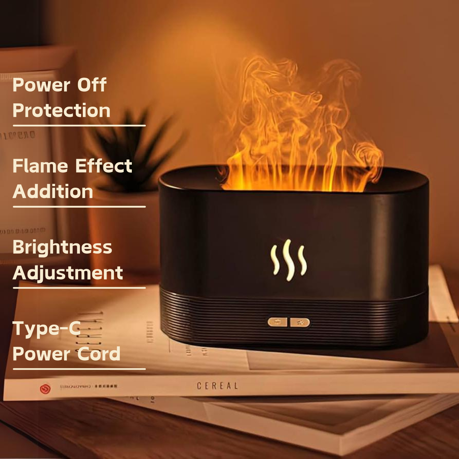 HumidEase Flame Humidifier