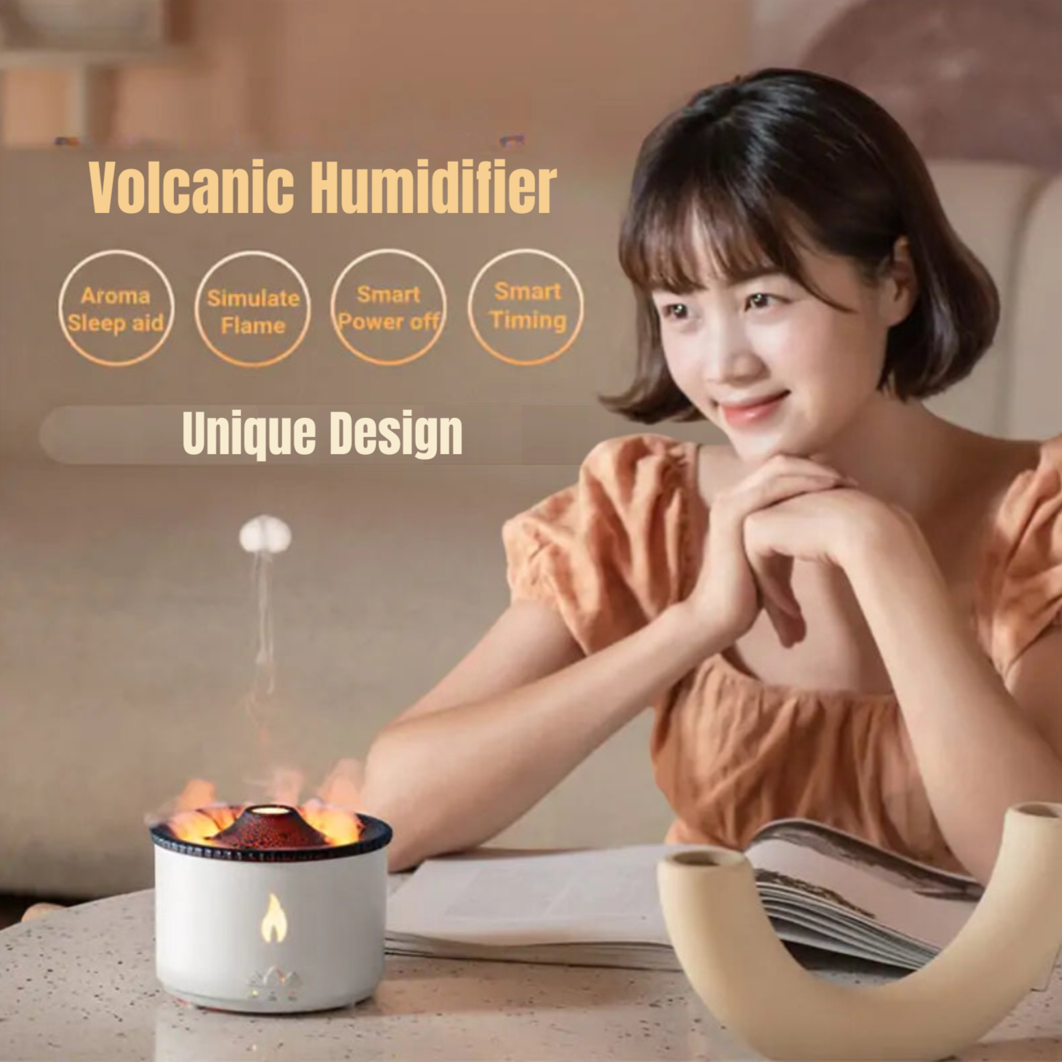 HumidEase Volcano Humidifier